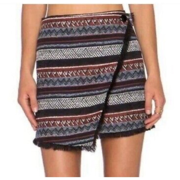 SAM EDELMAN Prairie Dreamer Aztec wrap skirt - Picture 3 of 8